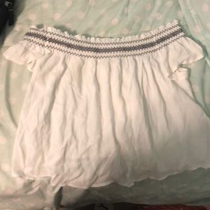 Off the shoulder garage top